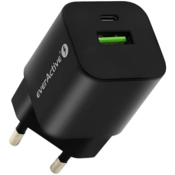 Lādētājs everActive GaN SC-390QB ar USB-A QC3.0 un