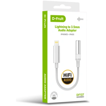 D-Fruit adapter Lightning- 3,5mm DF127 | 50501 | 4