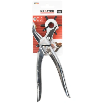 Caurumspiednis, ādai KREATOR KRTH62201 225 mm Ø 2,