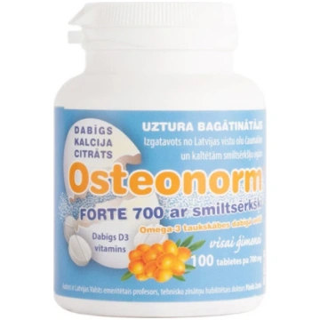 Osteonorm Forte 700 mg ar smiltsērkšķi, 100 tablet