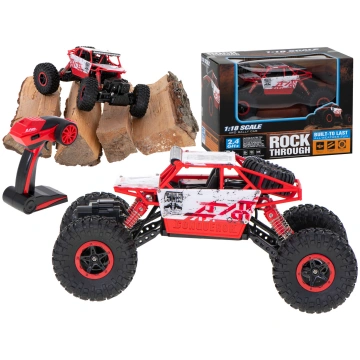 RC auto Rock Crawler HB 2.4GHz 1:18 sarkans