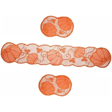 DECHOUS Piece Place Mat with Thanksgiving Pumpkin 