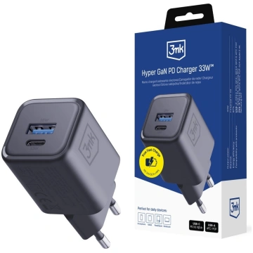 3mk Hyper Charger tīkla lādētājs | 33W | PD, QC, P