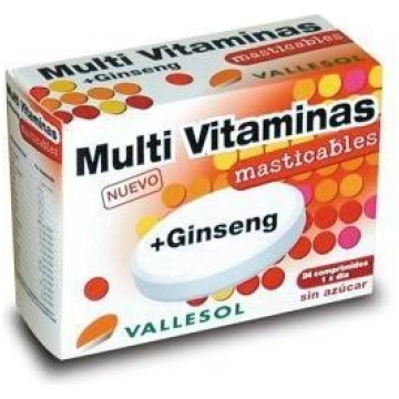 Multivitamins + Ginseng 24 Tablets Vallesol