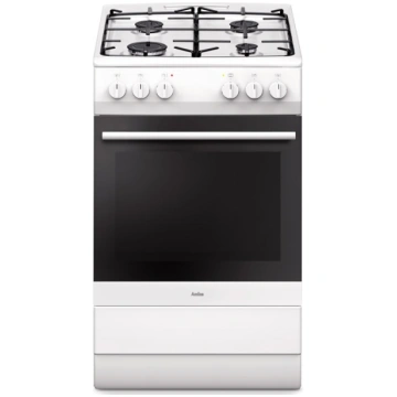 Amica SHM51071W Brīvi stāvoša plīts Elektrisks Gāz