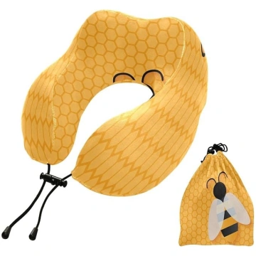 Ceļojuma spilvens kaklam un galvai Cute Animal Bee