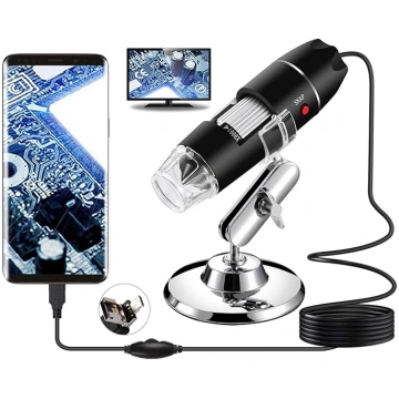 USB digitālais mikroskops, rokas endoskops ar 40X–