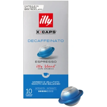 10 Capsule X Caps Illy Decaffeinato
