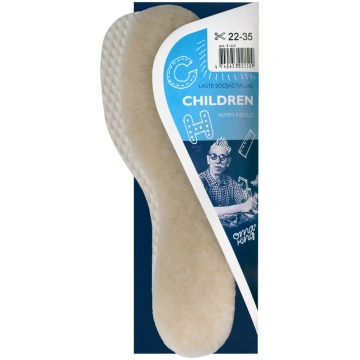 OmaKing mīksta piegriežama zolīte Wool Warm bērnu 