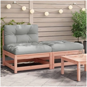 Homgoday Garden Sofa Without Armrests with Cushion