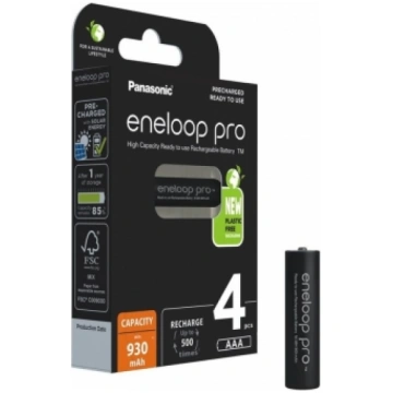 Uzlādējamās baterijas Eneloop Pro HR03 930 MAH (AA