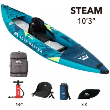 PIEPŪŠAMAIS KAYAKS Steam 10'3" (312cm) Aqua M