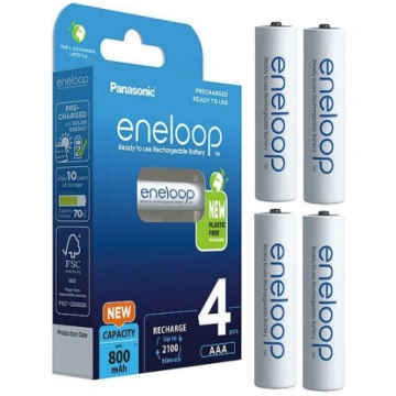 R03 / AAA Panasonic Eneloop 800mAh BK-4MCDE/4BE uz