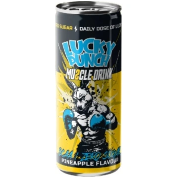 ENERĢIJAS DZĒRIENS LUCKY PUNCH PINEAPPLE 0.33L SKĀ