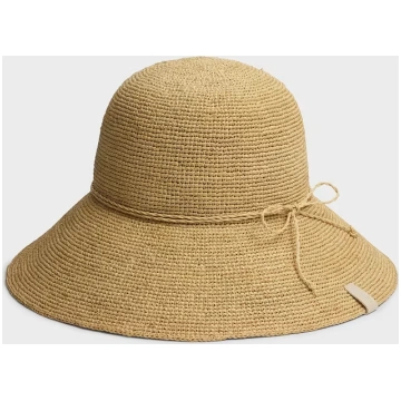 Crochet Raffia Bucket Hat RagNBone
