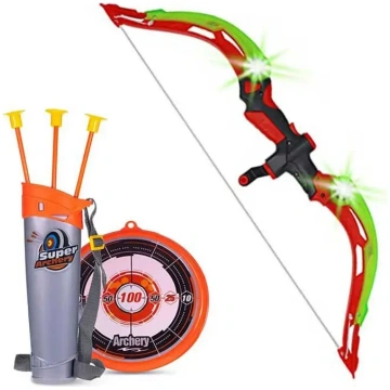 Bērnu loks ar bultām un mērķi Archery Set Light-Up