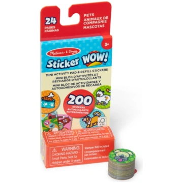 MELISSA & DOUG Uzlīmju grāmata MELISSA Sticker WOW