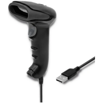 Qoltec 50868 Wireless Laser Scanner 1D | 2D | Blac