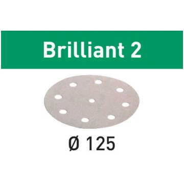 Festool slīpēšanas disks Brilliant 2 STF D125/9 P8