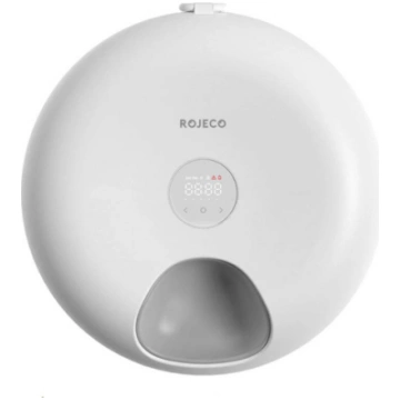 Rojeco 6 Meals Automatic Pet Feeder 3600mAh automā