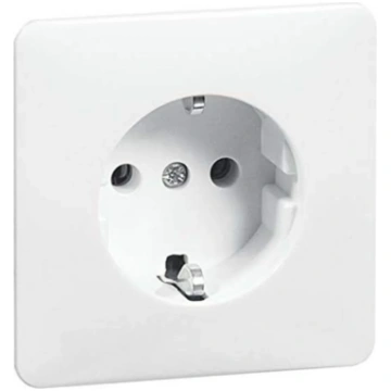 Rozete, balta, zemapmetuma, 16A, 250V, IP20, Peha 