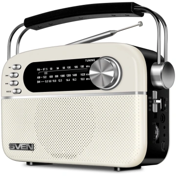 Retro stila portatīvais FM radio skaļrunis ar Blue