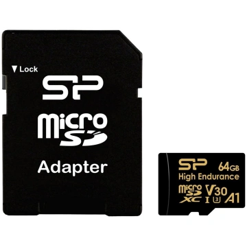Silicon Power atmiņas karte microSDXC 64GB High En