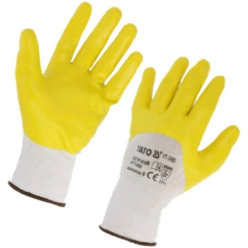 Protective gloves; Size: 9; yellow; Protection: ca