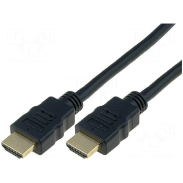 Cable | HDMI 2.0 | HDMI plug,both sides | 2m | bla