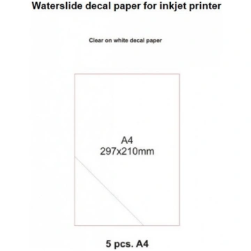 C3D Decals - Balts papīrs uzlīmju drukāšanai - cau