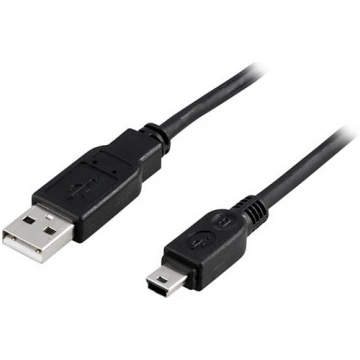 Deltaco USB Cable - 1 m - A-mini B