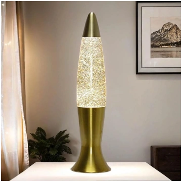 Easylight Roxy Lava lampa Stikla alumīnijs ar zelt