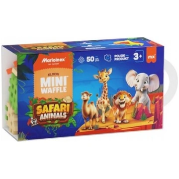 Mini vafeles 50el Dzīvnieki Safari - Marioinex