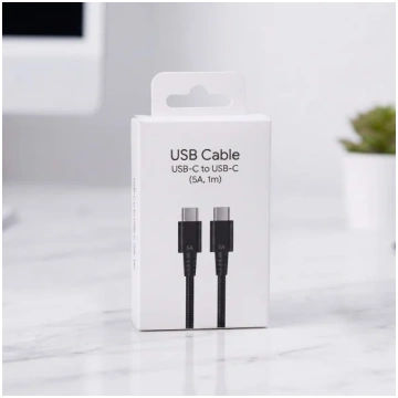 Ultra-fast charging (5A) Type-C to Type-C cable, 1