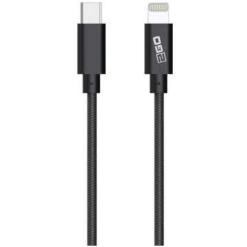 2GO Data cable lightning-USB Type-C anthracite-1m 