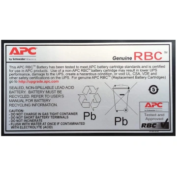 APC APCRBC110 OEM rezerves bateriju kasetne (svina
