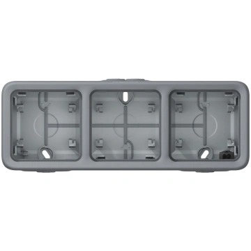 Legrand PLEXO55 Puszka natynkowa potrojna pozioma 