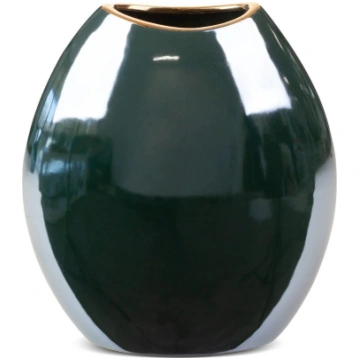 Vāze Amora, 25 cm, zaļa krās