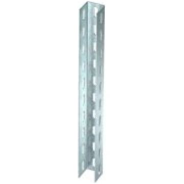 U profils 3-pusēji perforēts 50x50x200, St, FT 634