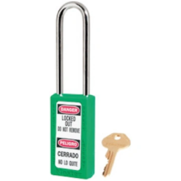 411LTGRN | Zenex padlock - Keyed different - Key r