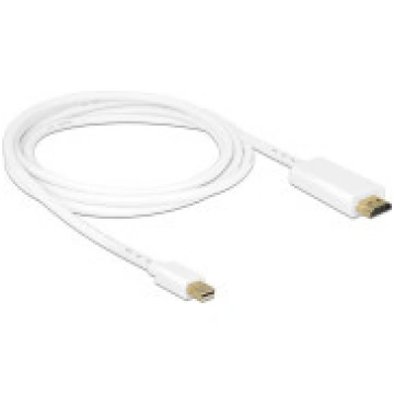 Kabelis Delock DisplayPort Mini HDMI 2m balts (837