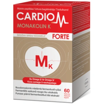 CARDIO M Monakolin K kapsulas N60