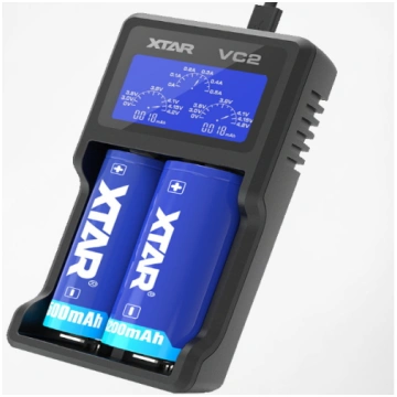 XTAR VC2 LCD Lādētājs