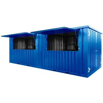 Bar Container 6x2 metri Zilais RAL 5012