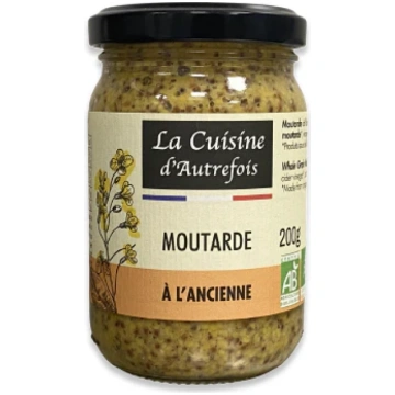 La Cuisine Dautrefois BIO Vecmodīgās sinepes ar si