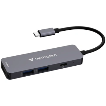 Dokstacija Verbatim USB-C Essentials Multiport Hub