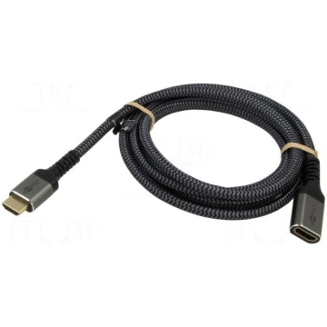 Cable | HDMI socket,HDMI plug | textile | HDMI 2.1