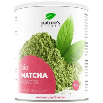 Nature's Finest BIO zaļās tējas mačas (matcha