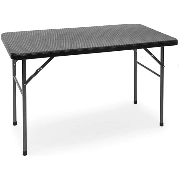 Relaxdays Bastian Folding Garden Table, Rectangle 