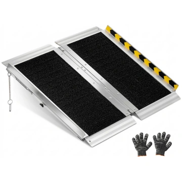 VEVOR 61 cm pārnēsājama salokāma alumīnija ratiņkr